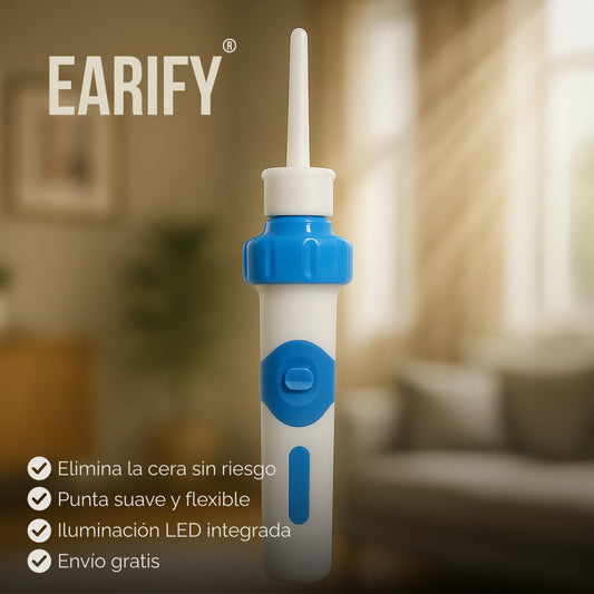 Earify | Extractor De Cera de Oidos Eléctrico
