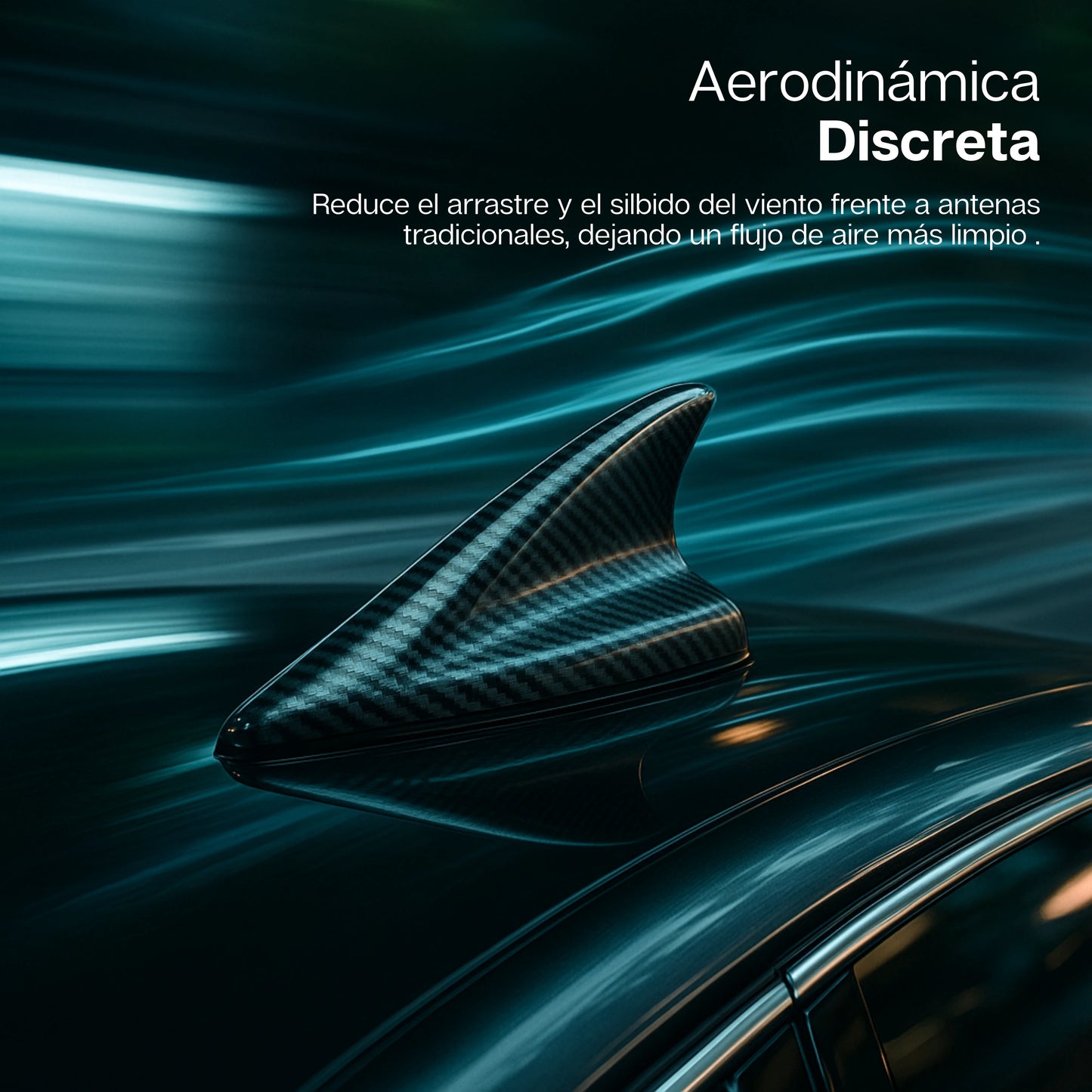 SharkLine | Antena de Tiburón Antiestática Premium