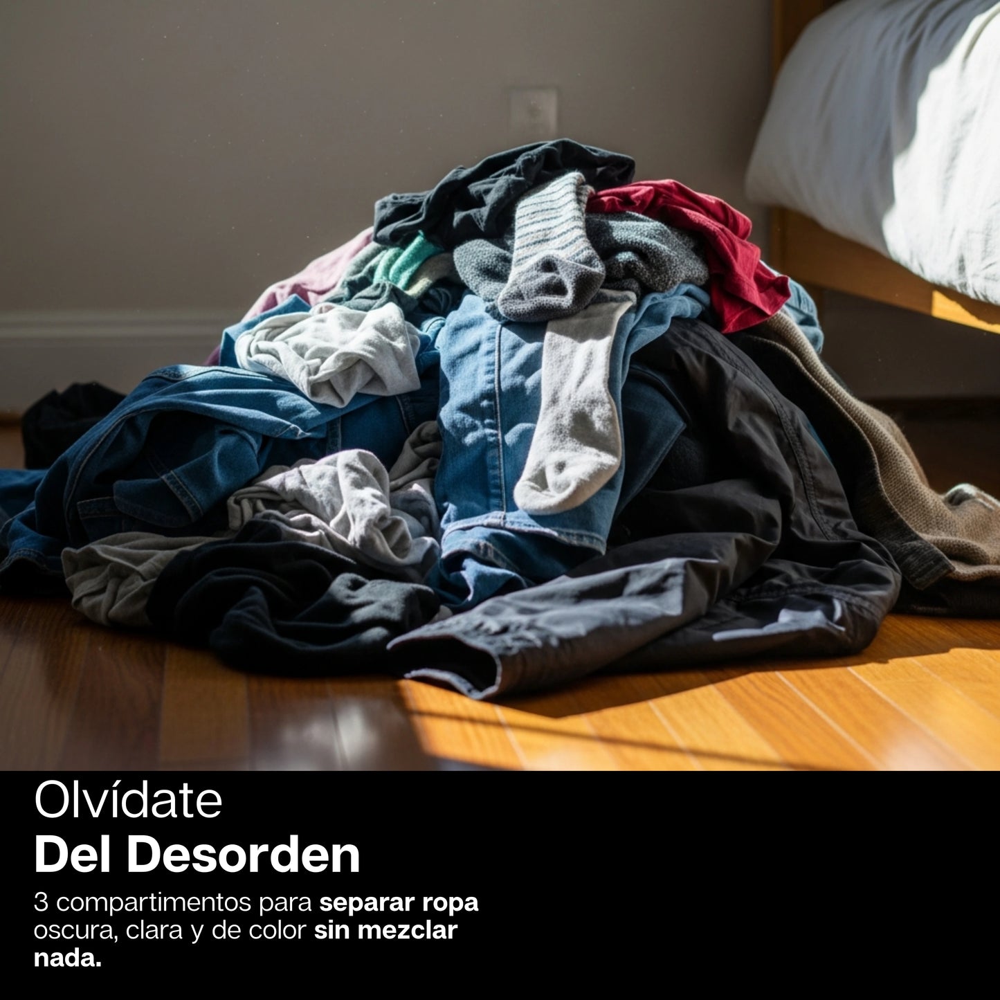 Cleanest | Cesta Organizadora de Ropa para Lavado