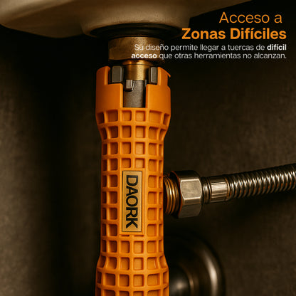Griptor | Llave Fontanería 8 en 1 Profesional