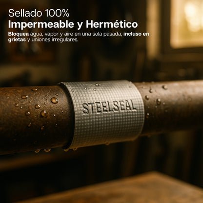 SteelSeal | Rollo de Cinta Industrial Impermeable