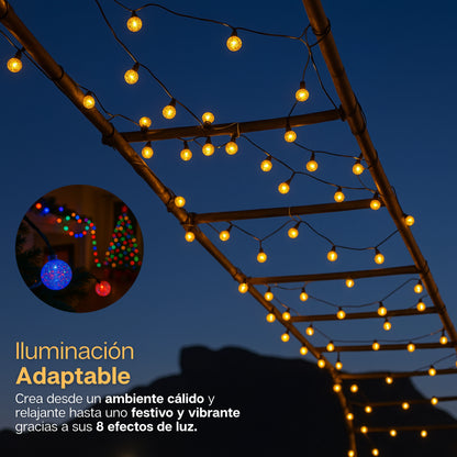 LumiOrbs | Luces Navideñas Solares Autosuficientes