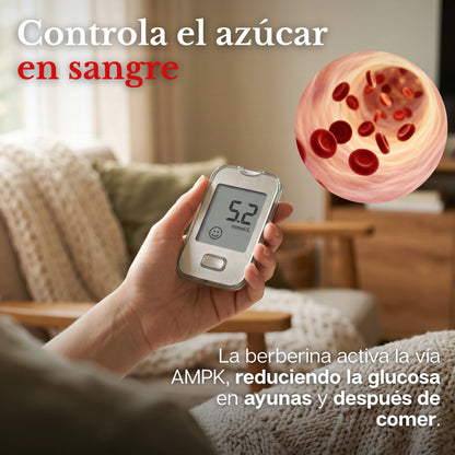 PureRoot | Berberina Pura para el Control del Azúcar, Colesterol y Peso