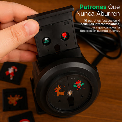 FestiRay | Proyector Led Navideño Envolvente Para Decoración