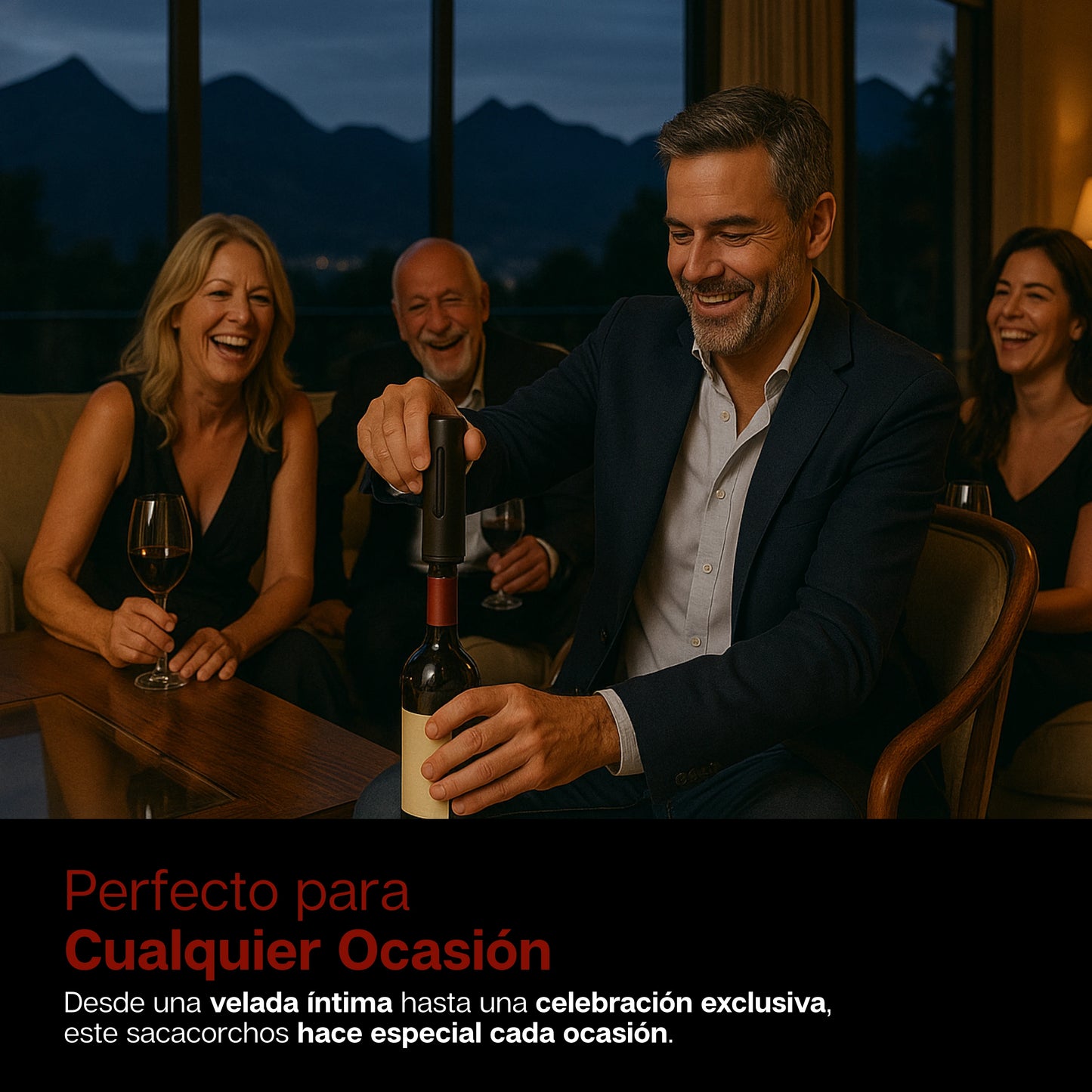 Decantare | Saca Corchos Eléctrico de Lujo