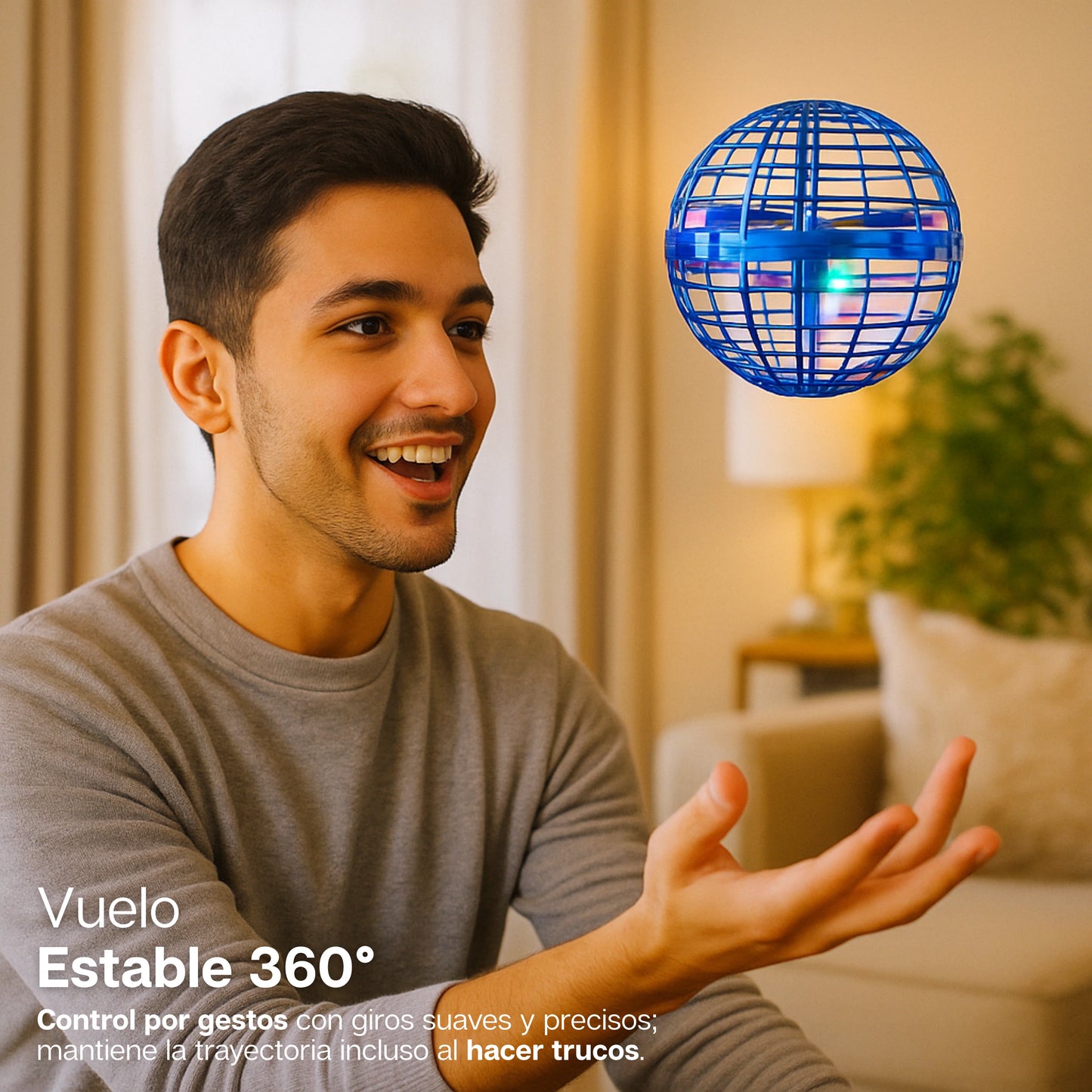 SpinRift | Pelota Voladora Interactiva