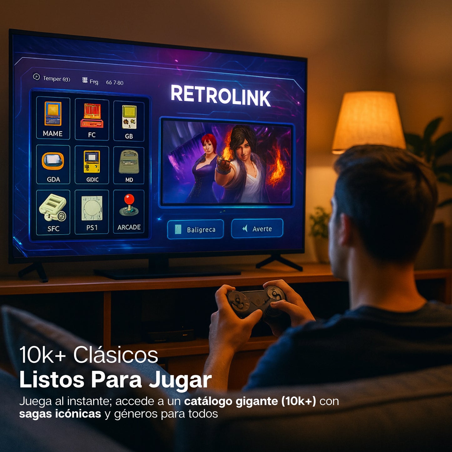 RetroLink | Mini Consola Retro Portable