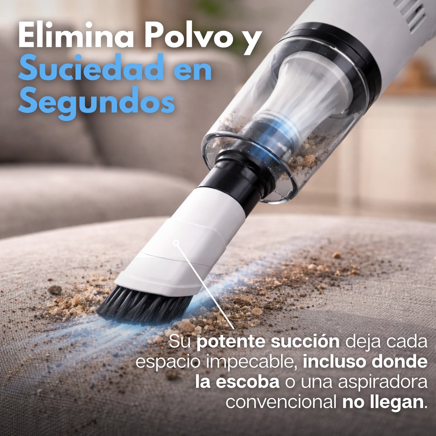DustJet Pro | Aspiradora Portátil Multiuso Desmontable