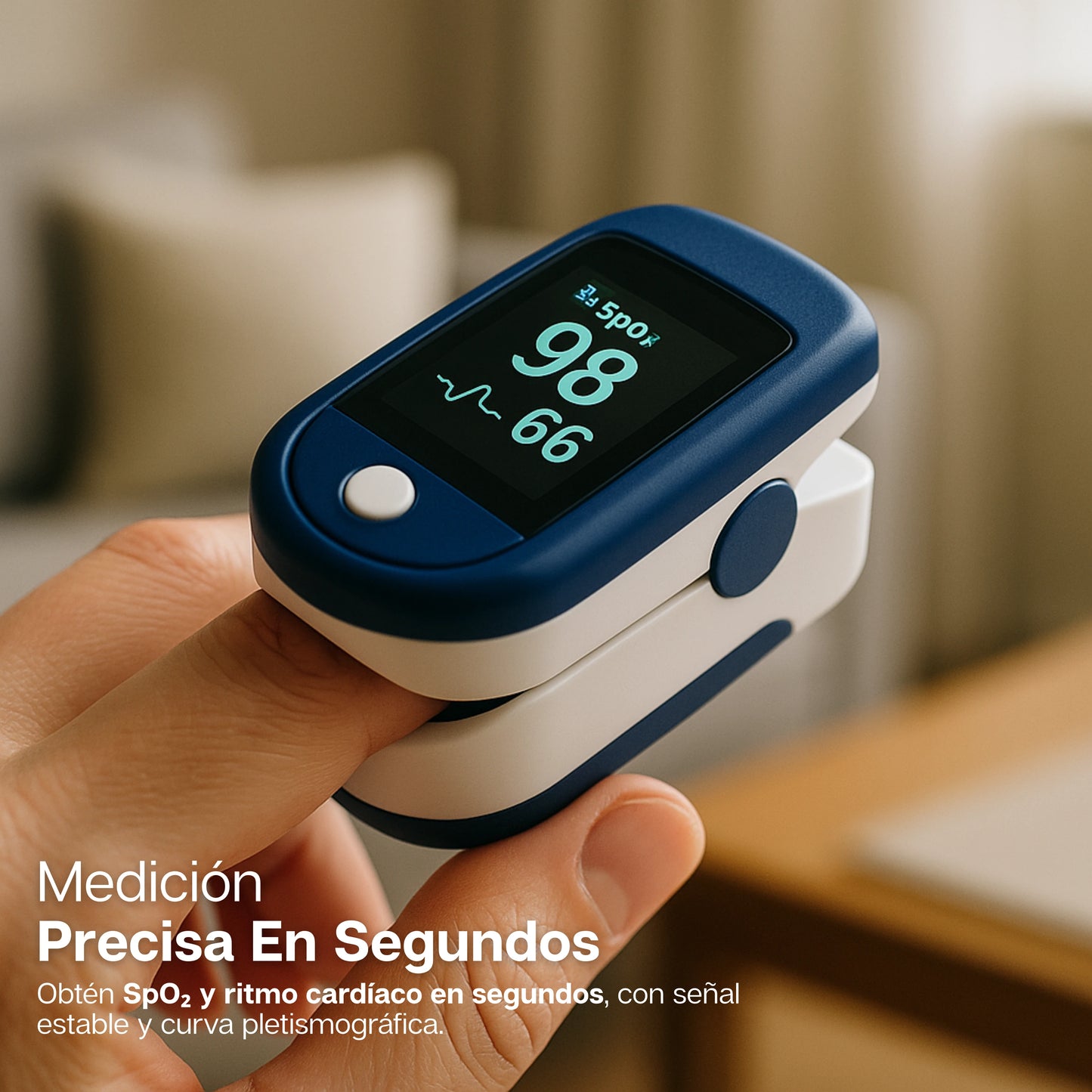 Oxicare | Monitor de Pulso Y Oxigeno en Sangre