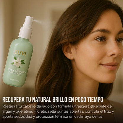 Muzy | Cepillo Alisador + Serum Reparador
