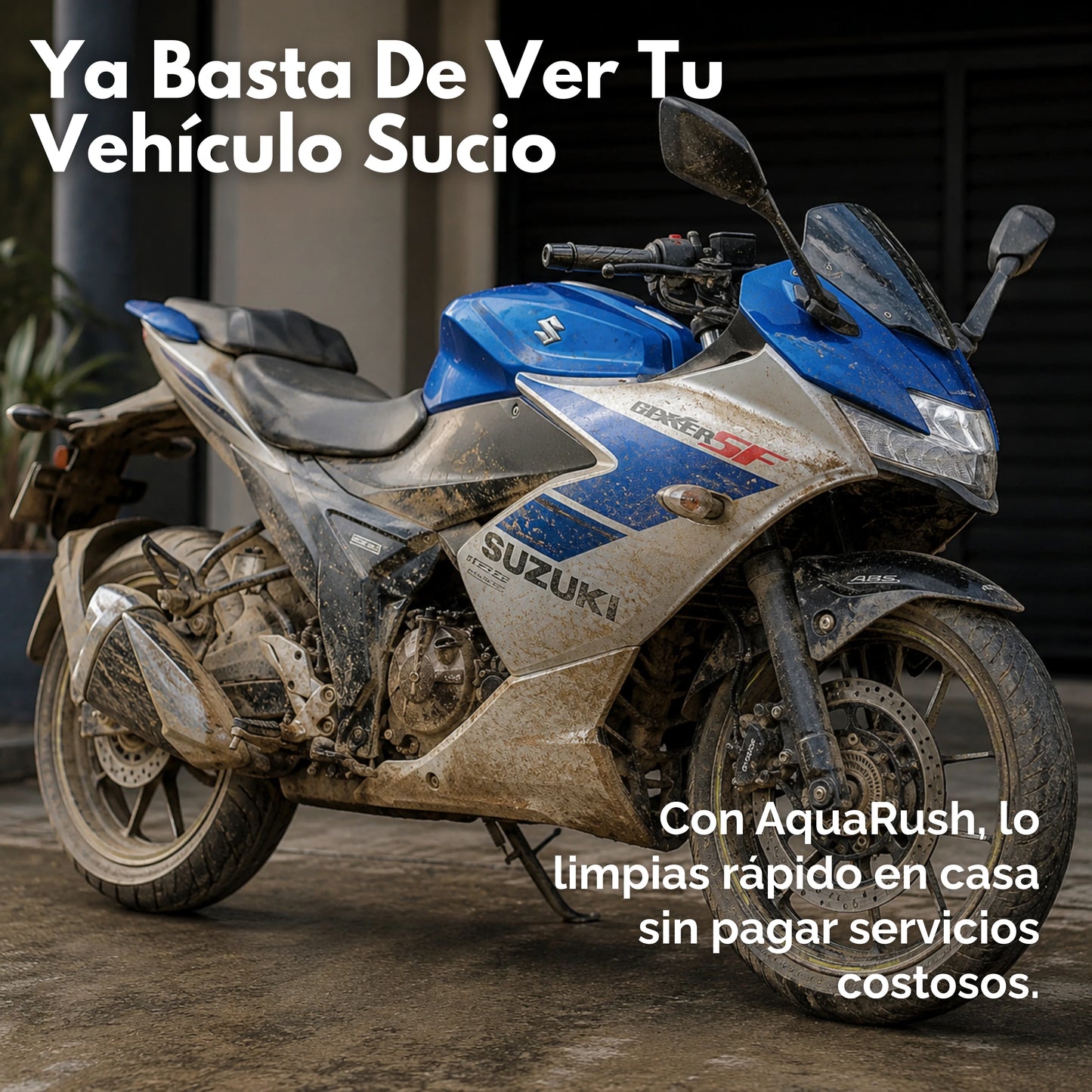 AquaRush | Hidrolavadora Inalámbrica Recargable