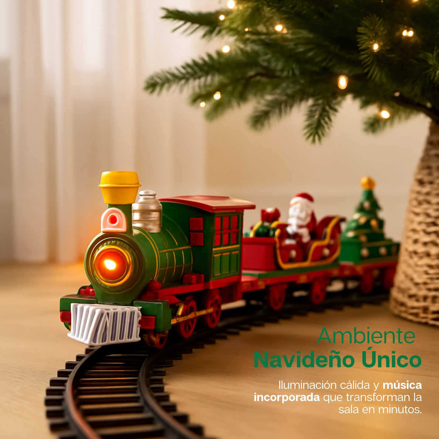 Expreso Noel | Tren Navideño Decorativo