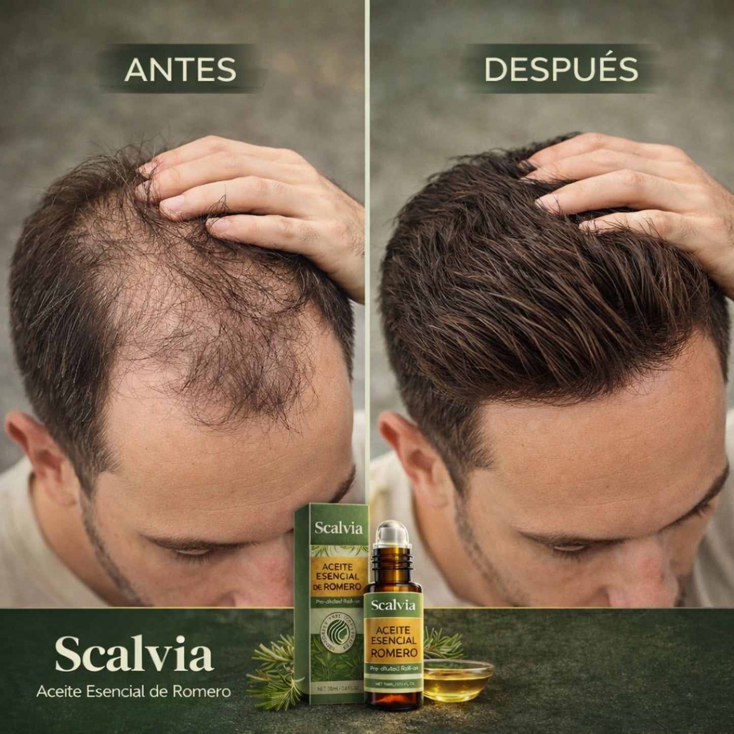 Scalvia | Aceite Esencial De Romero Para Crecimiento de Cabello