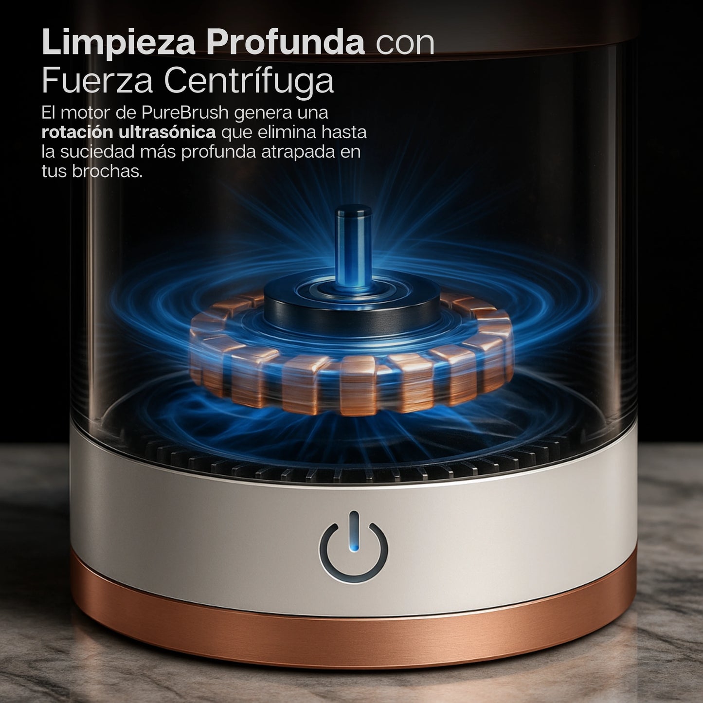 PureBrush | Limpiador Ultrasonico De Brochas