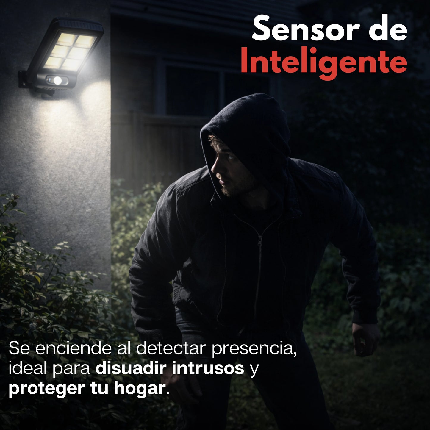 SolarZen | Lámpara Solar LED Con Sensor De Movimiento