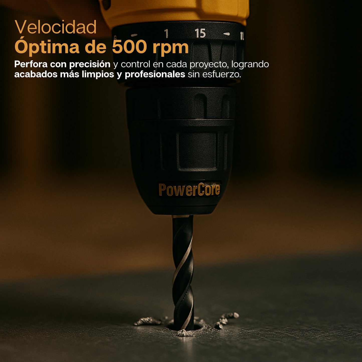 PowerCore | Kit Taladro Profesional de 28 Piezas