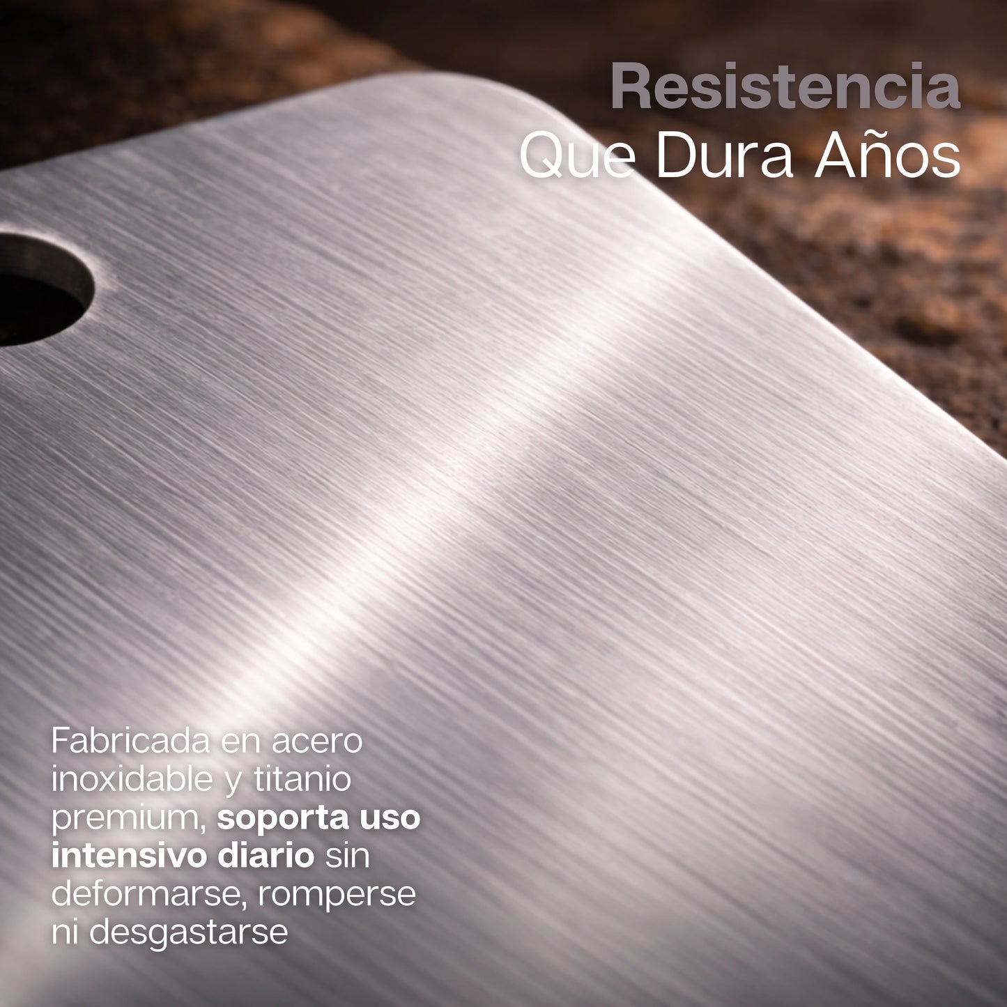 Chefion | Tabla De Corte De Acero Inoxidable Premium