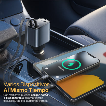 VoltDrive | Cargador 4 En 1 Carga Rápida Plus