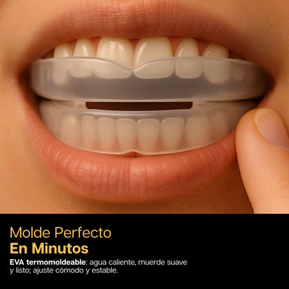 QuietBite | Protector Bucal 2 en 1 Antirronquidos y Bruxismo