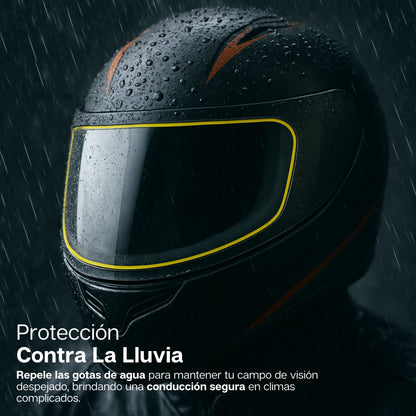 ClearRide | Visor Antilluvia Profesional