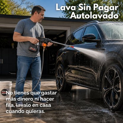 AquaRush | Hidrolavadora Inalámbrica Recargable