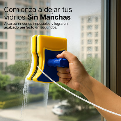 Glazzor | Cepillo Magnético Limpia Vidrios