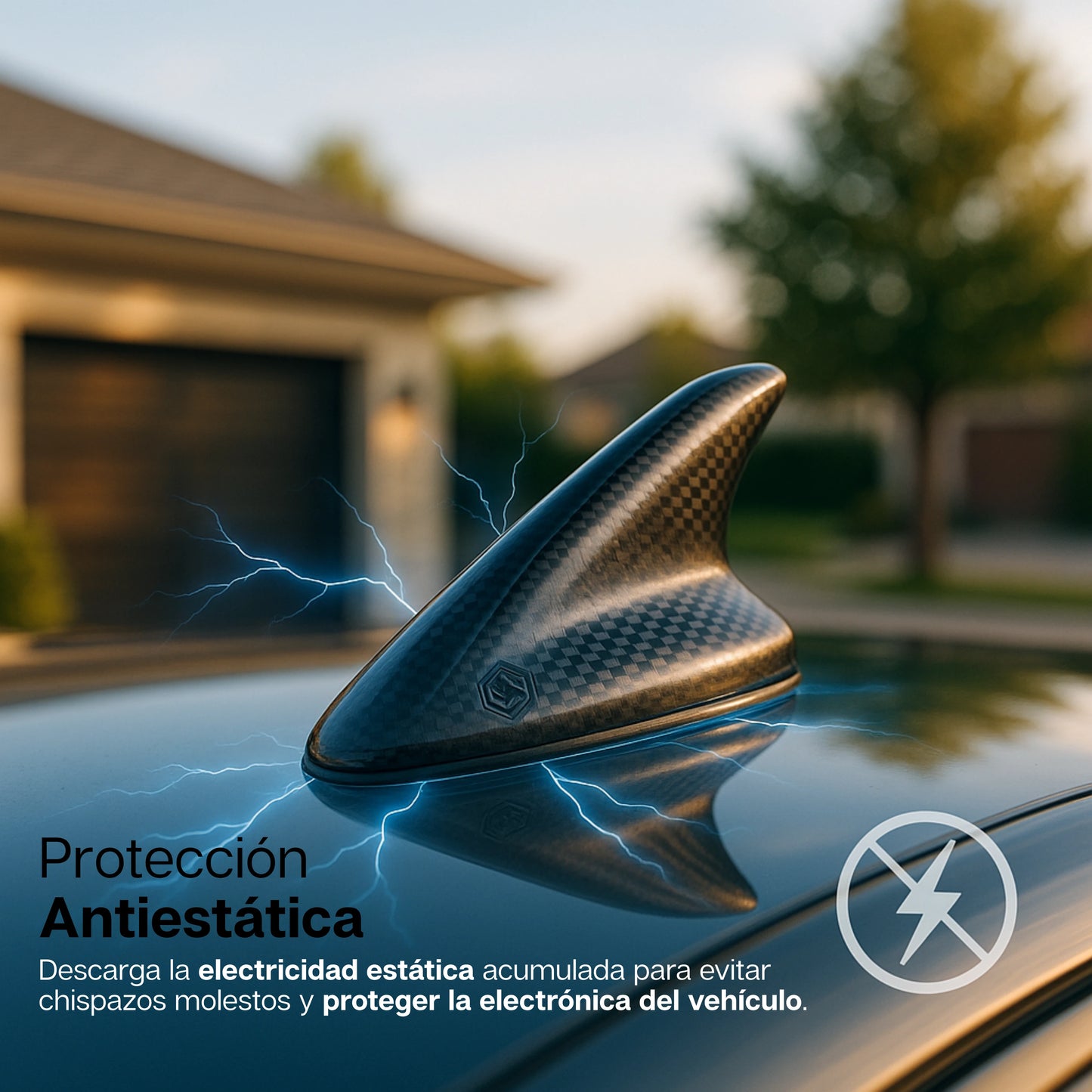 SharkLine | Antena de Tiburón Antiestática Premium