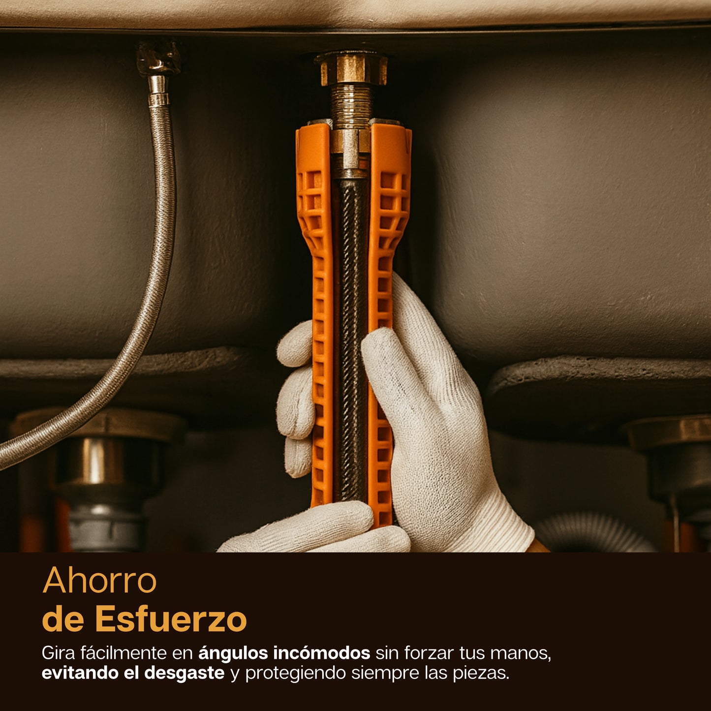 Griptor | Llave Fontanería 8 en 1 Profesional