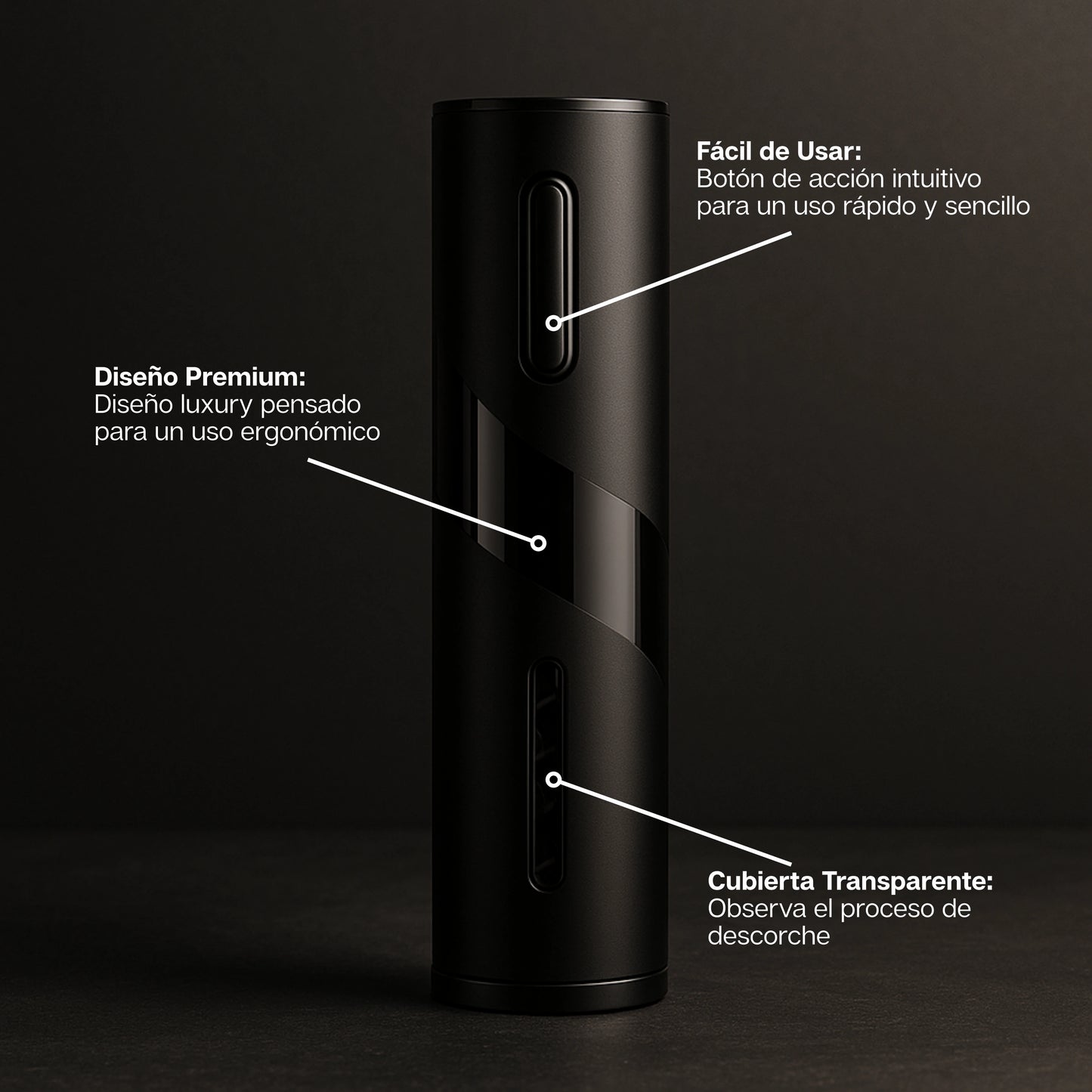 Decantare | Saca Corchos Eléctrico de Lujo