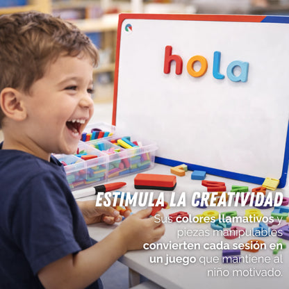 ABCPlay | Kit De Letras Magnéticas Y Pizarra Para Aprendizaje