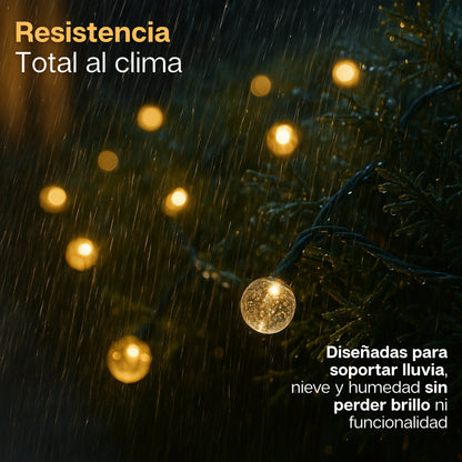 LumiOrbs | Luces Navideñas Solares Autosuficientes