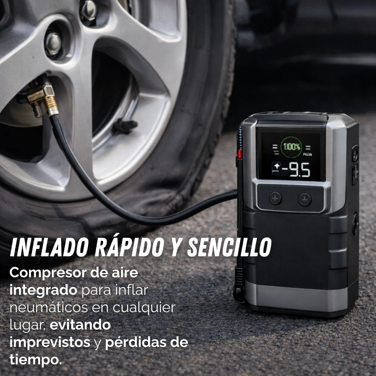 StarterX | Arrancador de Auto 4 en 1