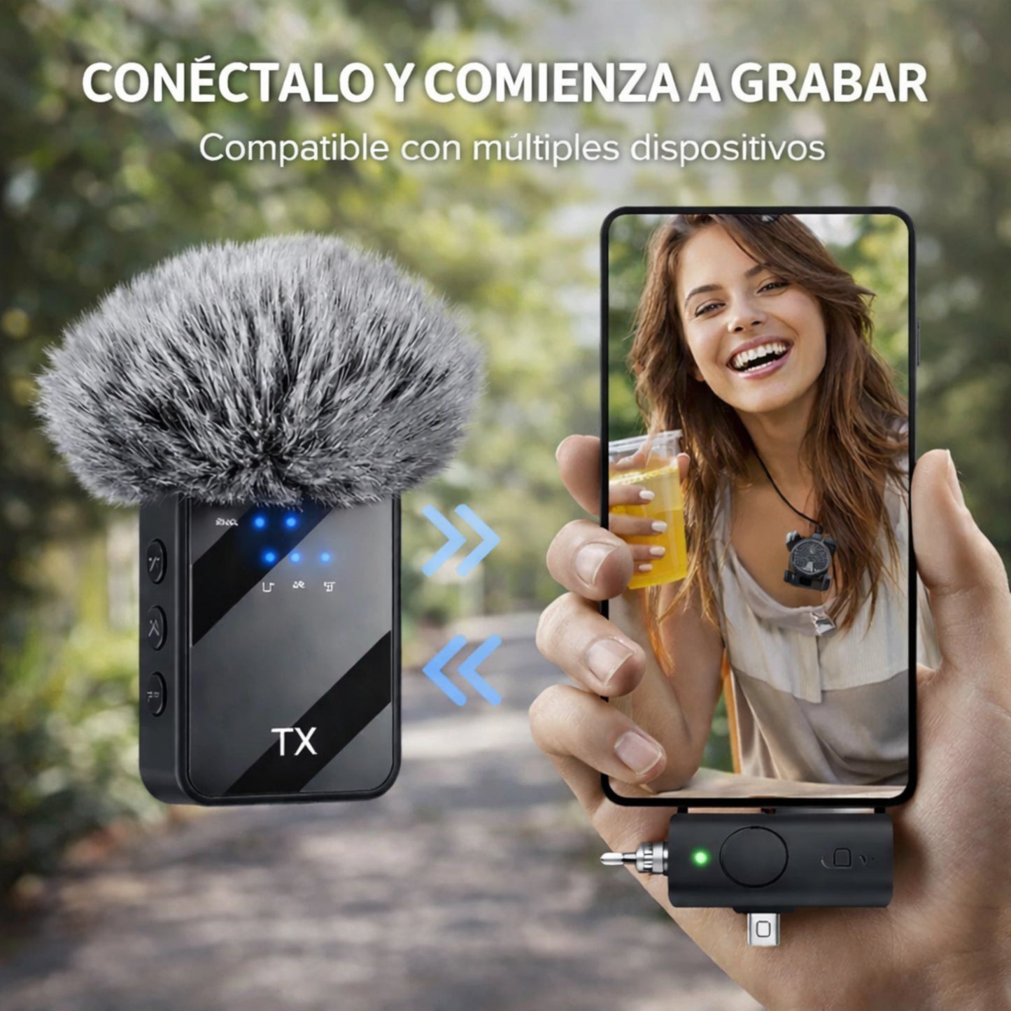ClipSound Pro | Micrófono Inalámbrico de Solapa Profesional