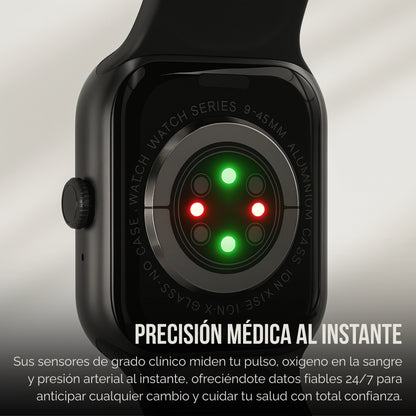 SmartPulse S9 | Smartwatch con 7 correas incluidas