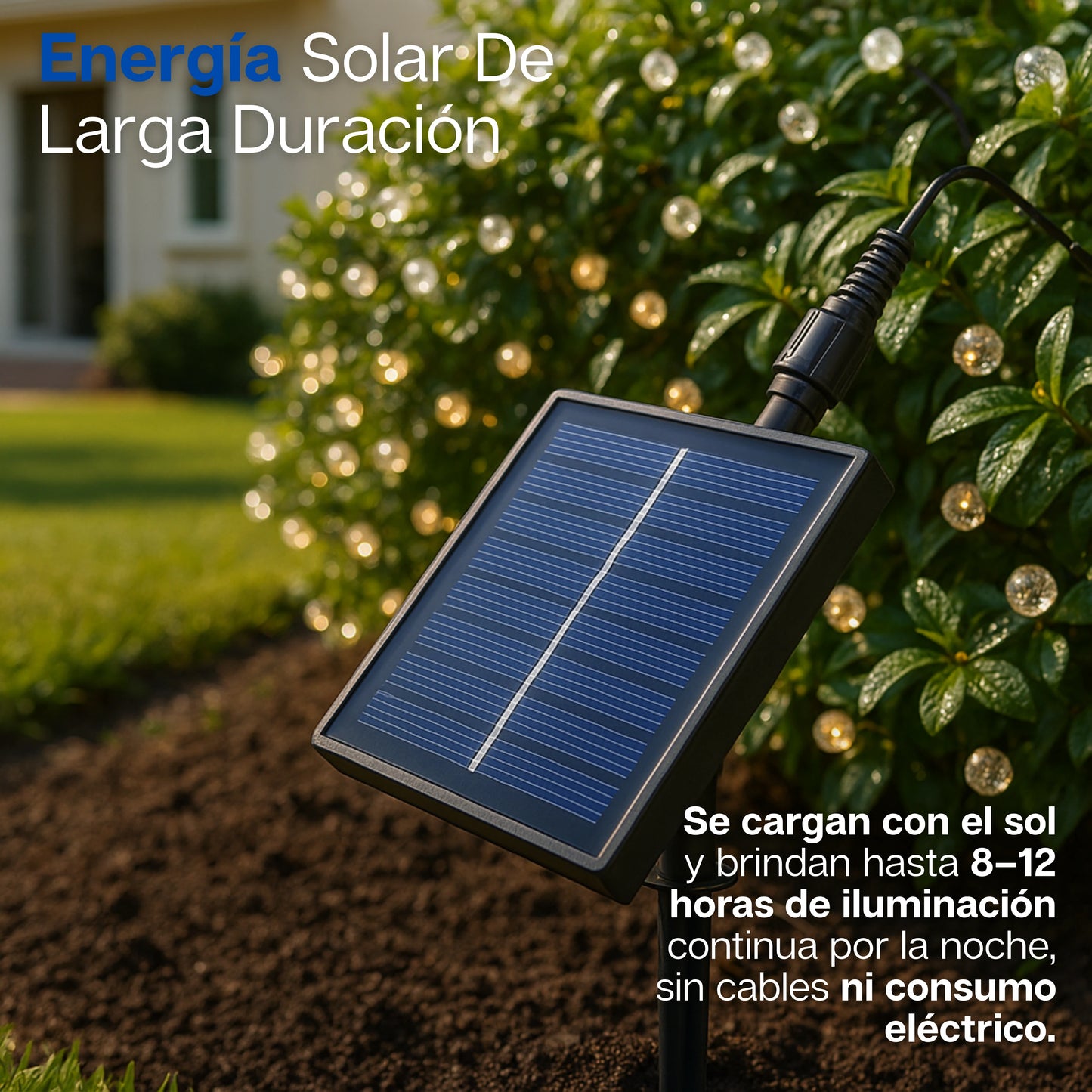 LumiOrbs | Luces Navideñas Solares Autosuficientes