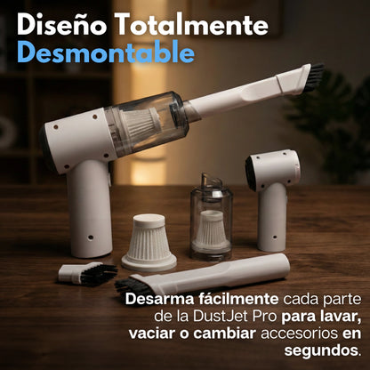 DustJet Pro | Aspiradora Portátil Multiuso Desmontable