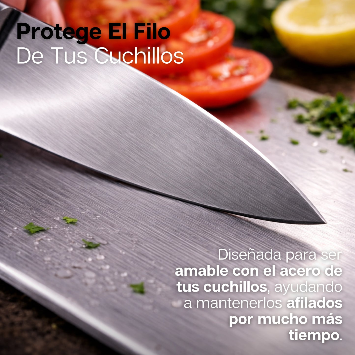 Chefion | Tabla De Corte De Acero Inoxidable Premium