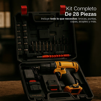 PowerCore | Kit Taladro Profesional de 28 Piezas