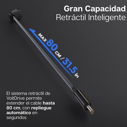 VoltDrive | Cargador 4 En 1 Carga Rápida Plus