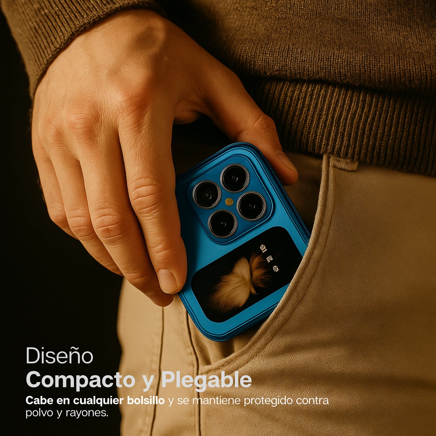 Lynk i17Pro | Teléfono Celular Plegable Multifunción