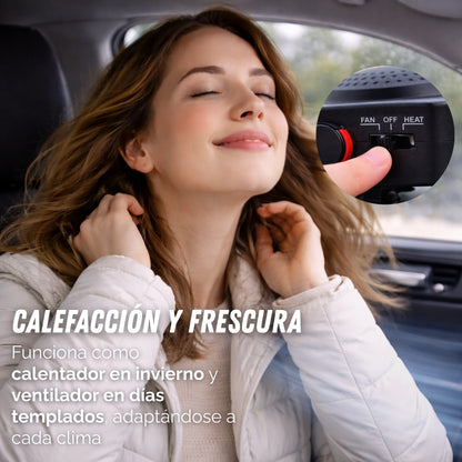ClimAir | Calefactor Para Vehículo Portátil 2 en 1