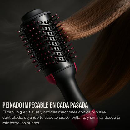 LissePro | Cepillo Secador Eléctrico 3 en 1