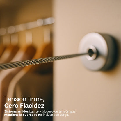 TendLock | Tendedero Retráctil 4M Premium