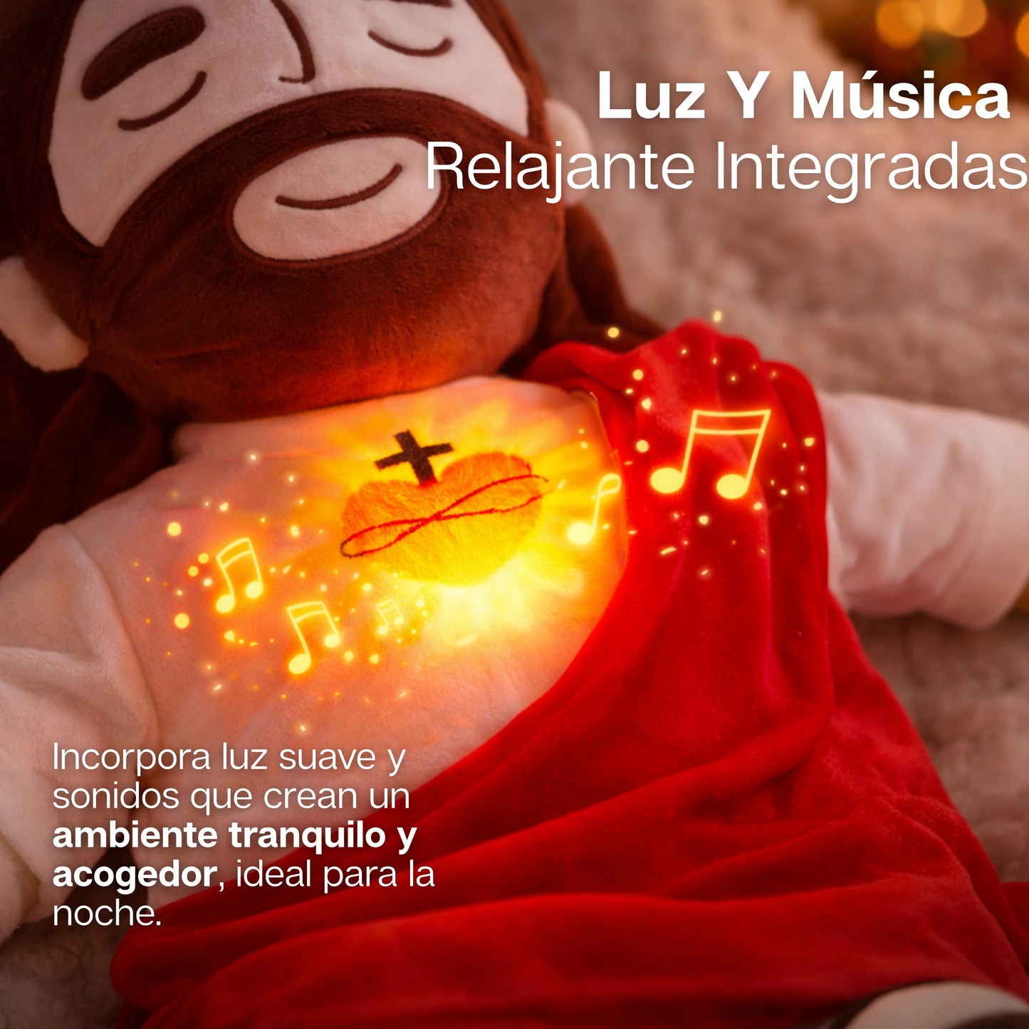 FaithFul | Peluche de Jesús Con Efectos de Sonido y Movimiento