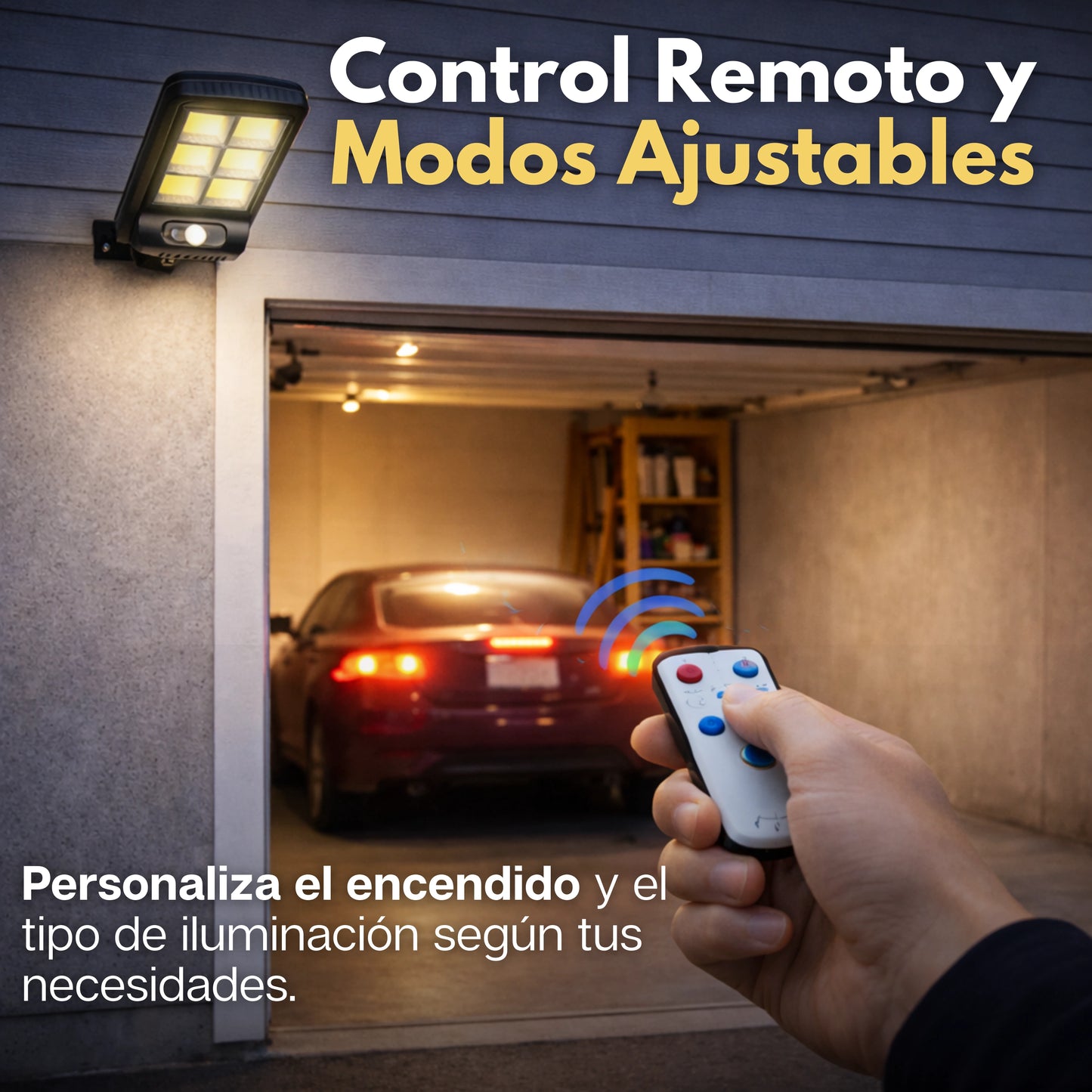 SolarZen | Lámpara Solar LED Con Sensor De Movimiento