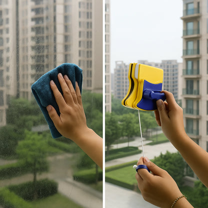 Glazzor | Cepillo Magnético Limpia Vidrios