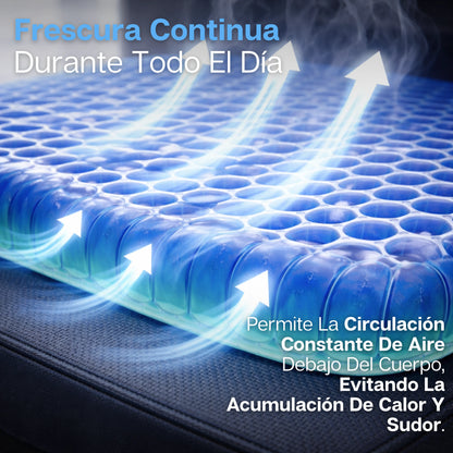 FlexSeat Pro | Almohada de Gel Ortopédica Absorbente