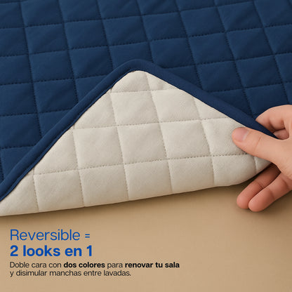 Royale | Funda Para Sofá Doble Faz Antideslizante