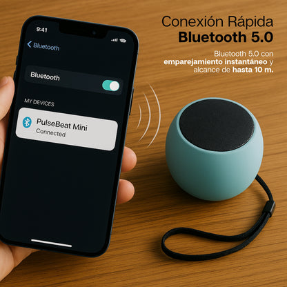 PulseBeat | Mini Parlante de Alta Potencia Portable