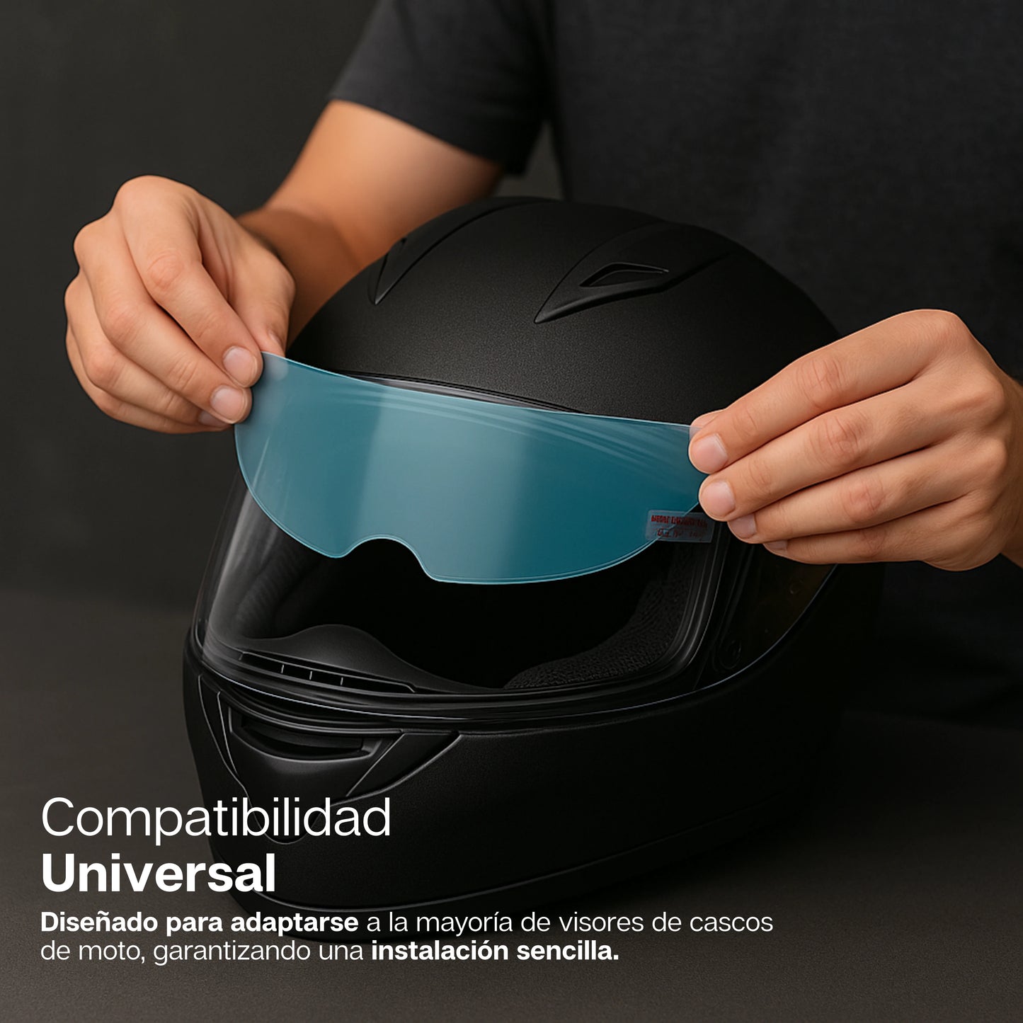 ClearRide | Visor Antilluvia Profesional